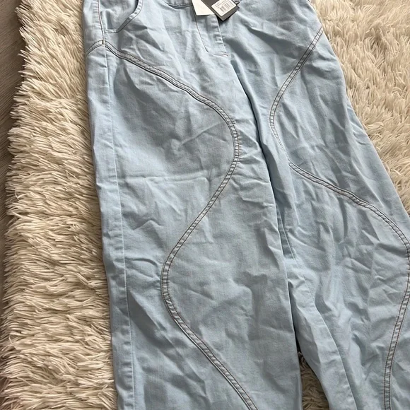 BY.DYLN Ramona Wide Leg light blue